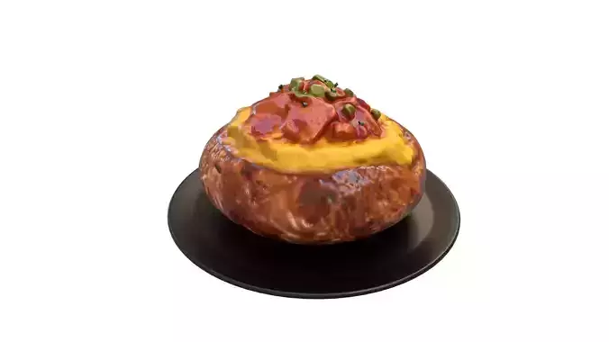 Potatoes Jacket Low-poly 3D model 5