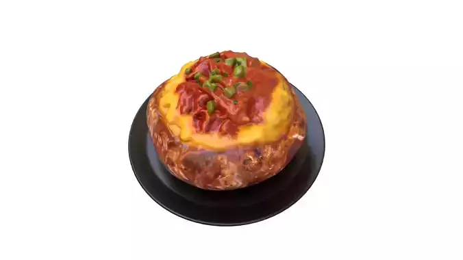 Potatoes Jacket Low-poly 3D model 6