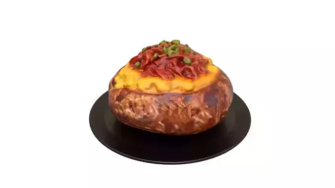 Potatoes Jacket Low-poly 3D model 7