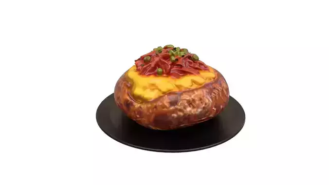 Potatoes Jacket Low-poly 3D model 4