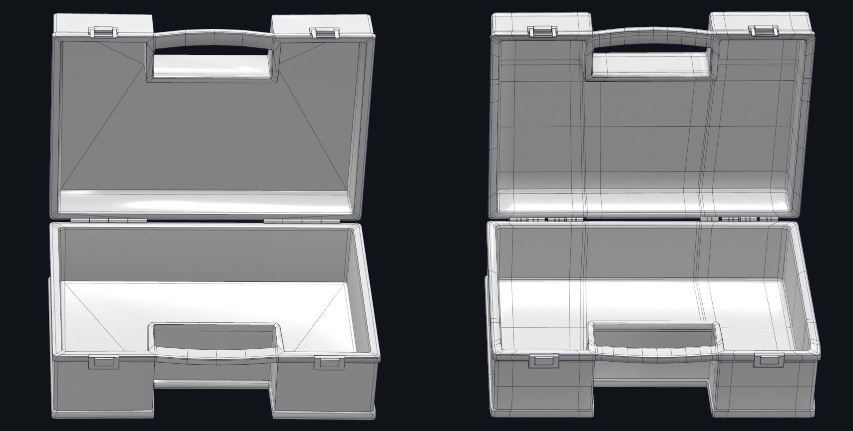 Military First Aid Box Game Ready Low-poly 3D model_2