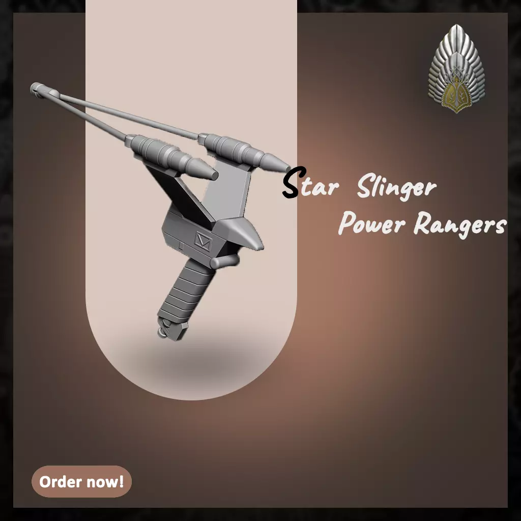 Mighty Morphin Power Rangers Star Slinger 3d digital download 3D print model