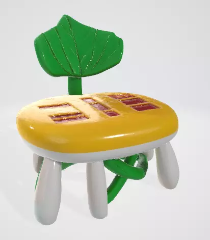 Unique Chair Design 3D model