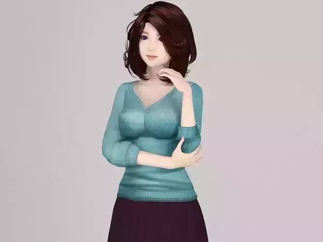 Izumi various outfit pose 01