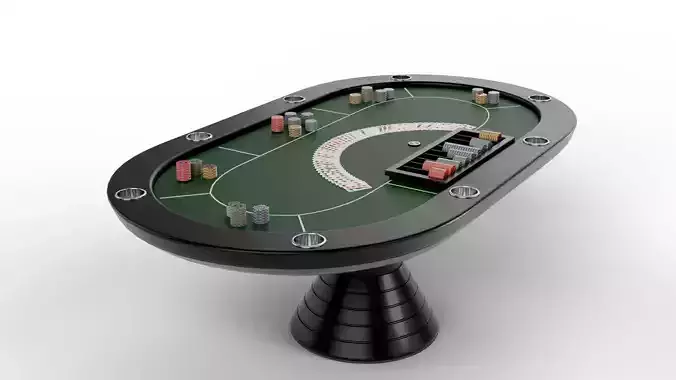 Premium Realistic Poker Table 