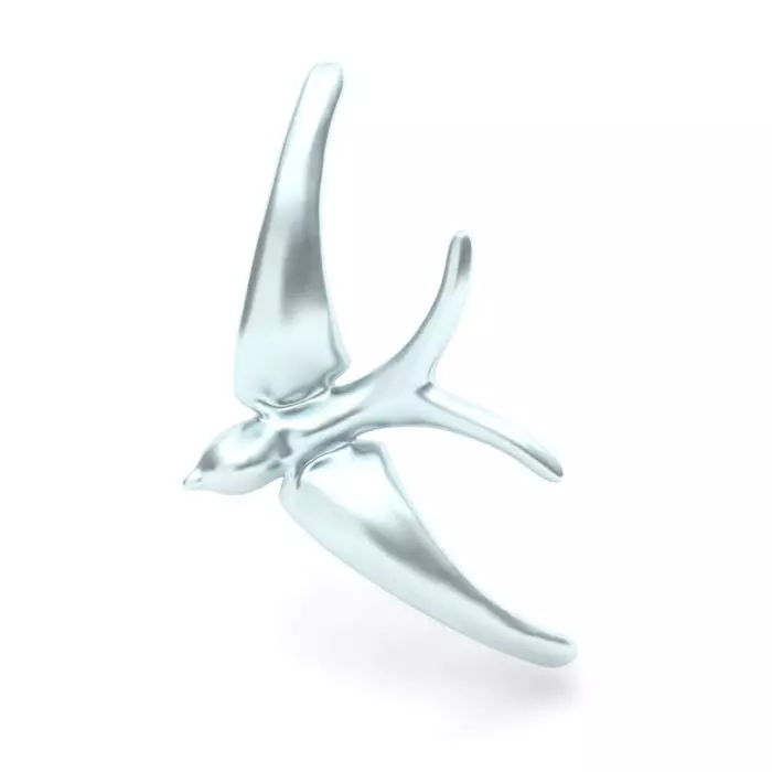 Jewelry Swallow 3D print model_0