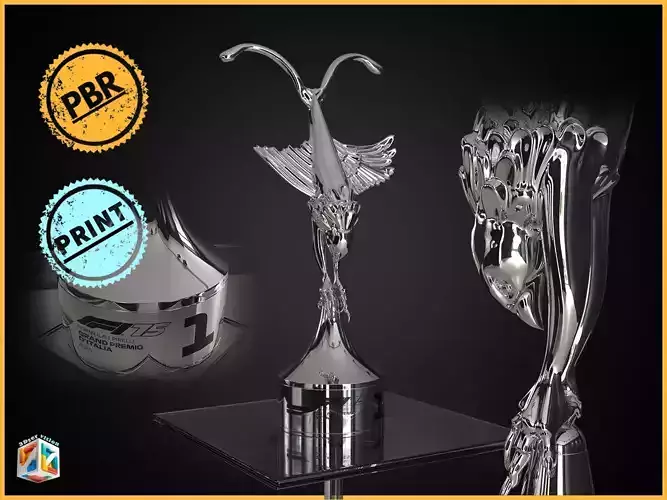 F1 Italy Monza Grand Prix Award Trophy - Cinematic  -3D printing