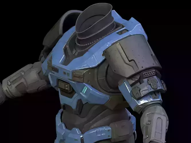 SAP CDO shoulder pad 3d print file