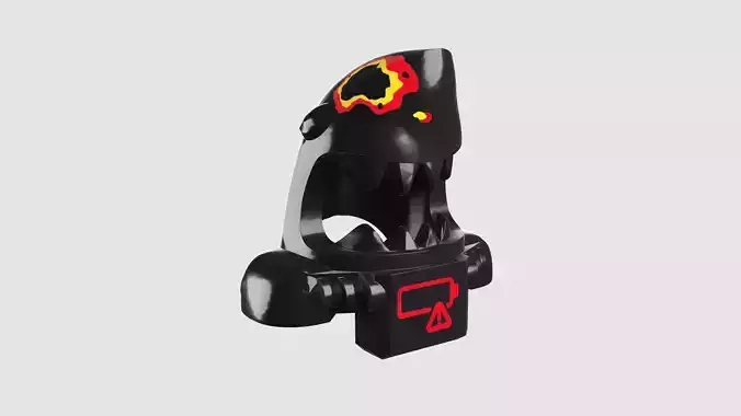Custom3Dprint Minifigure Accessory - Ninjago Fish Helmets - 003