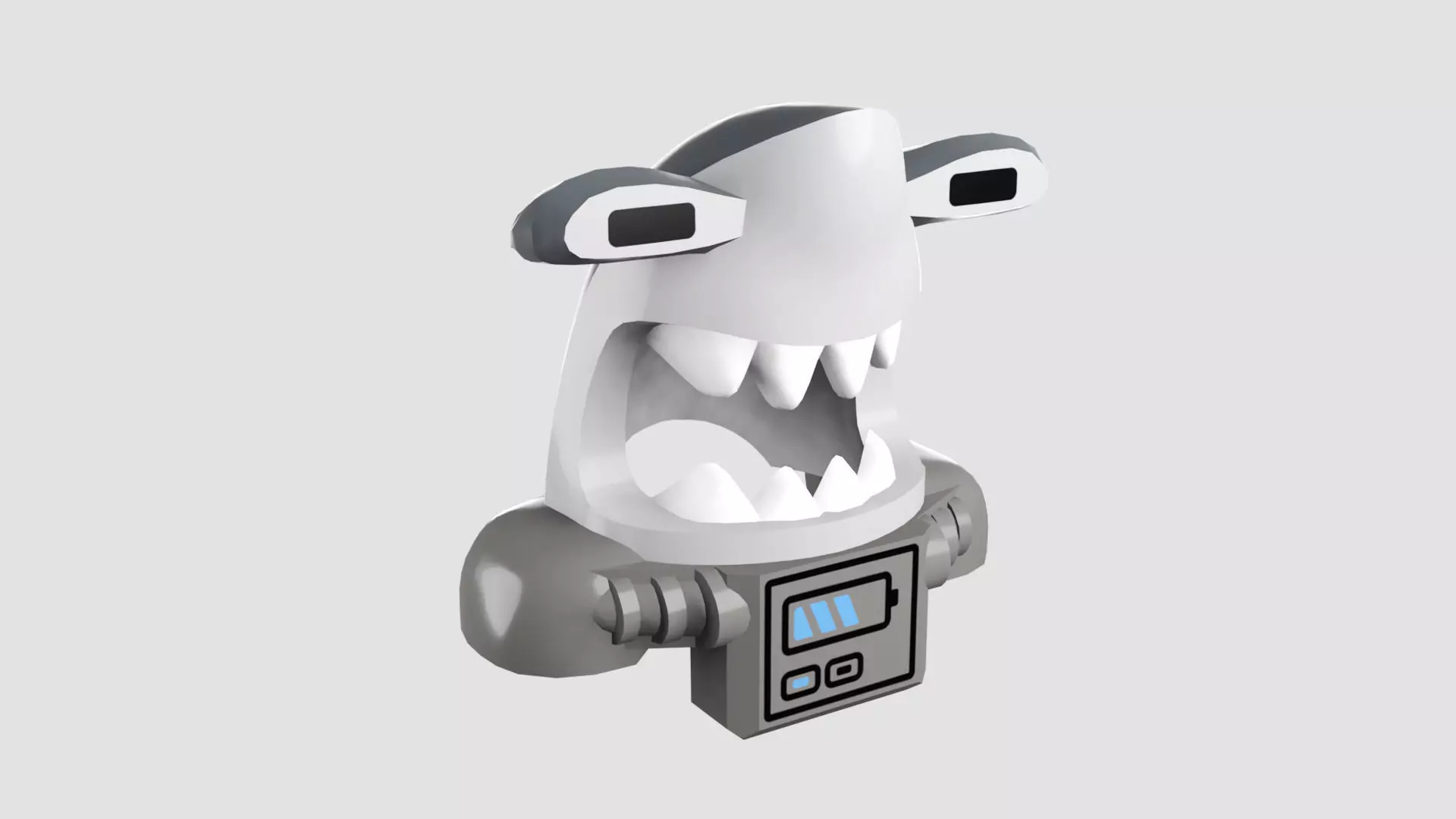 Custom3Dprint Minifigure Accessory - Ninjago Fish Helmets - 004 3D print model