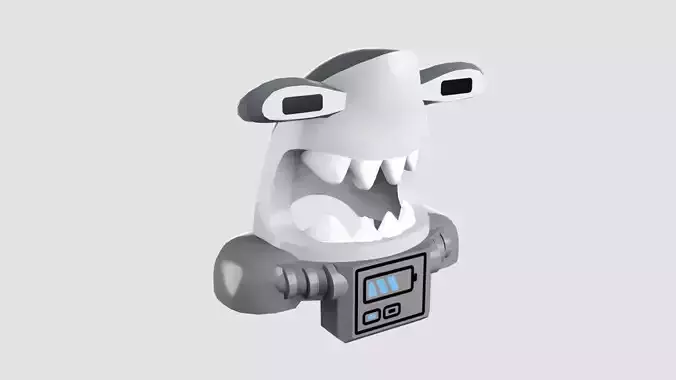 Custom3Dprint Minifigure Accessory - Ninjago Fish Helmets - 004 3D print model