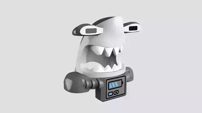 Custom3Dprint Minifigure Accessory - Ninjago Fish Helmets - 004