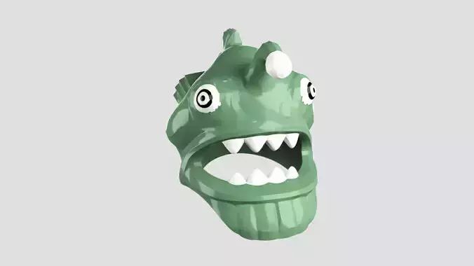 Custom3Dprint Minifigure Accessory - Ninjago Fish Helmets - 005