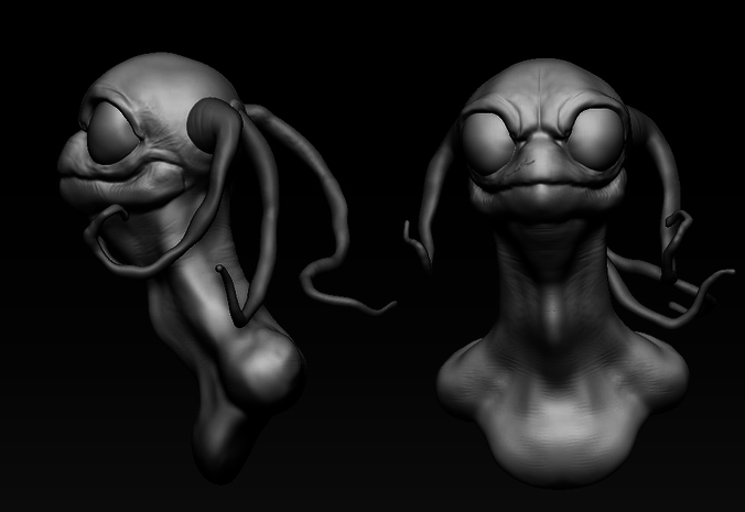 Cute Alien 3D model