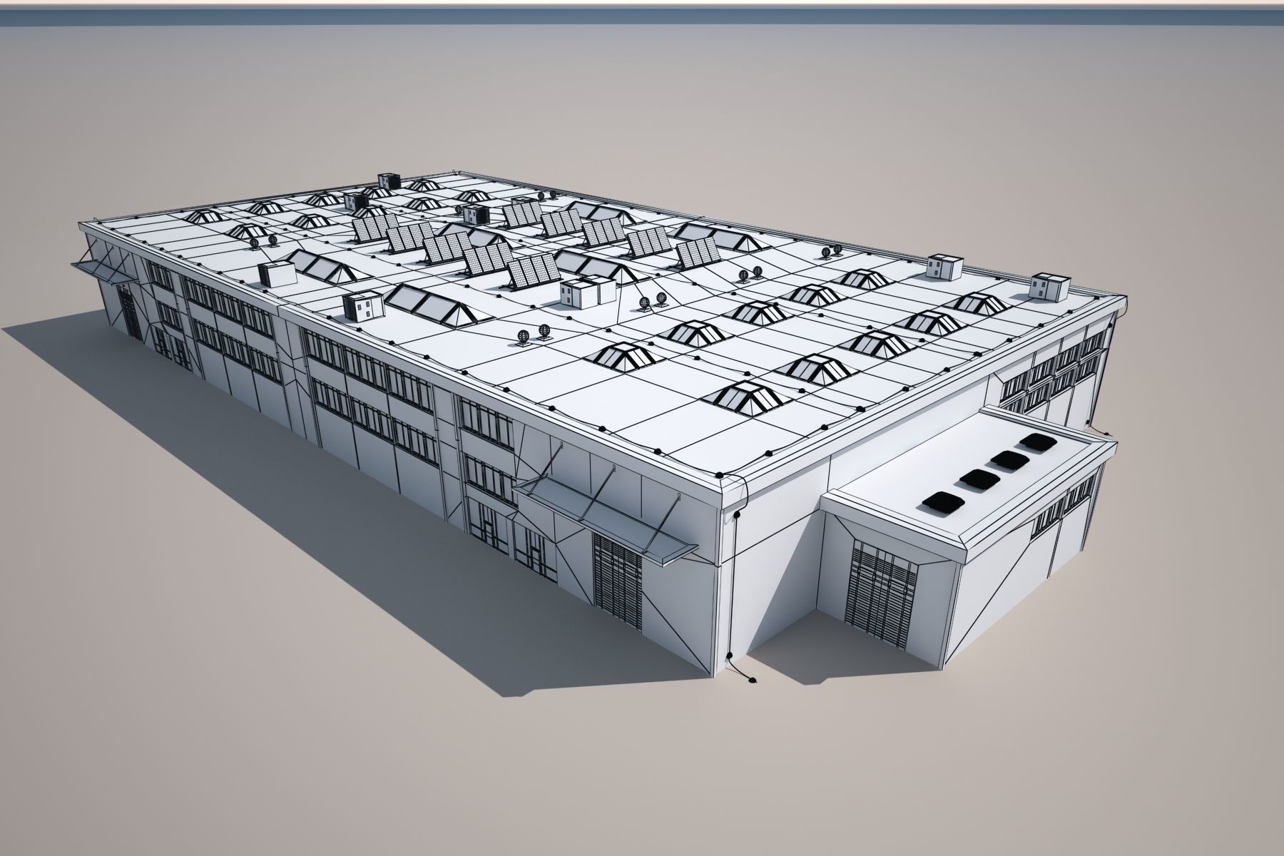 Cargo Building 7 3D model_8