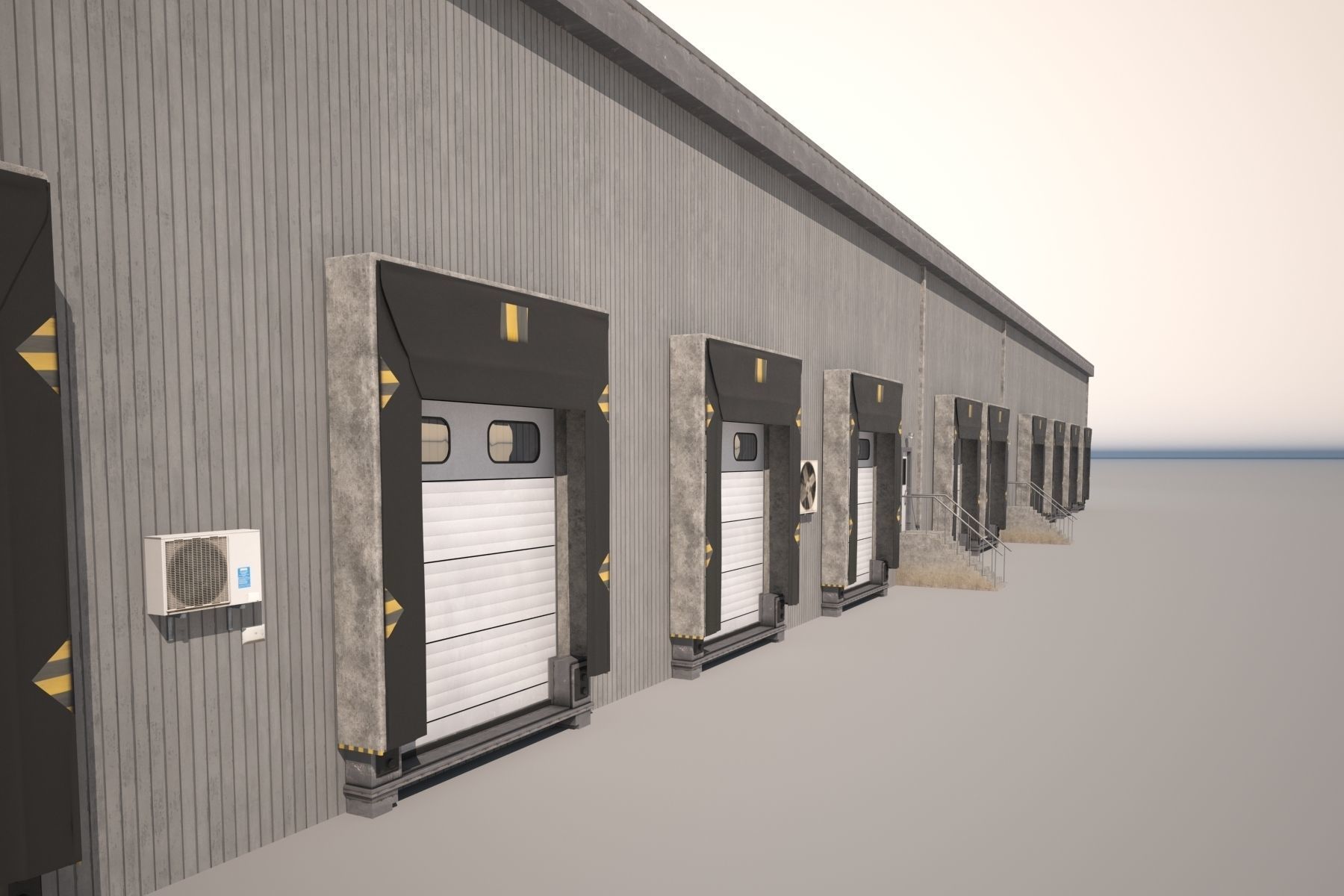 Cargo Building 7 3D model_6