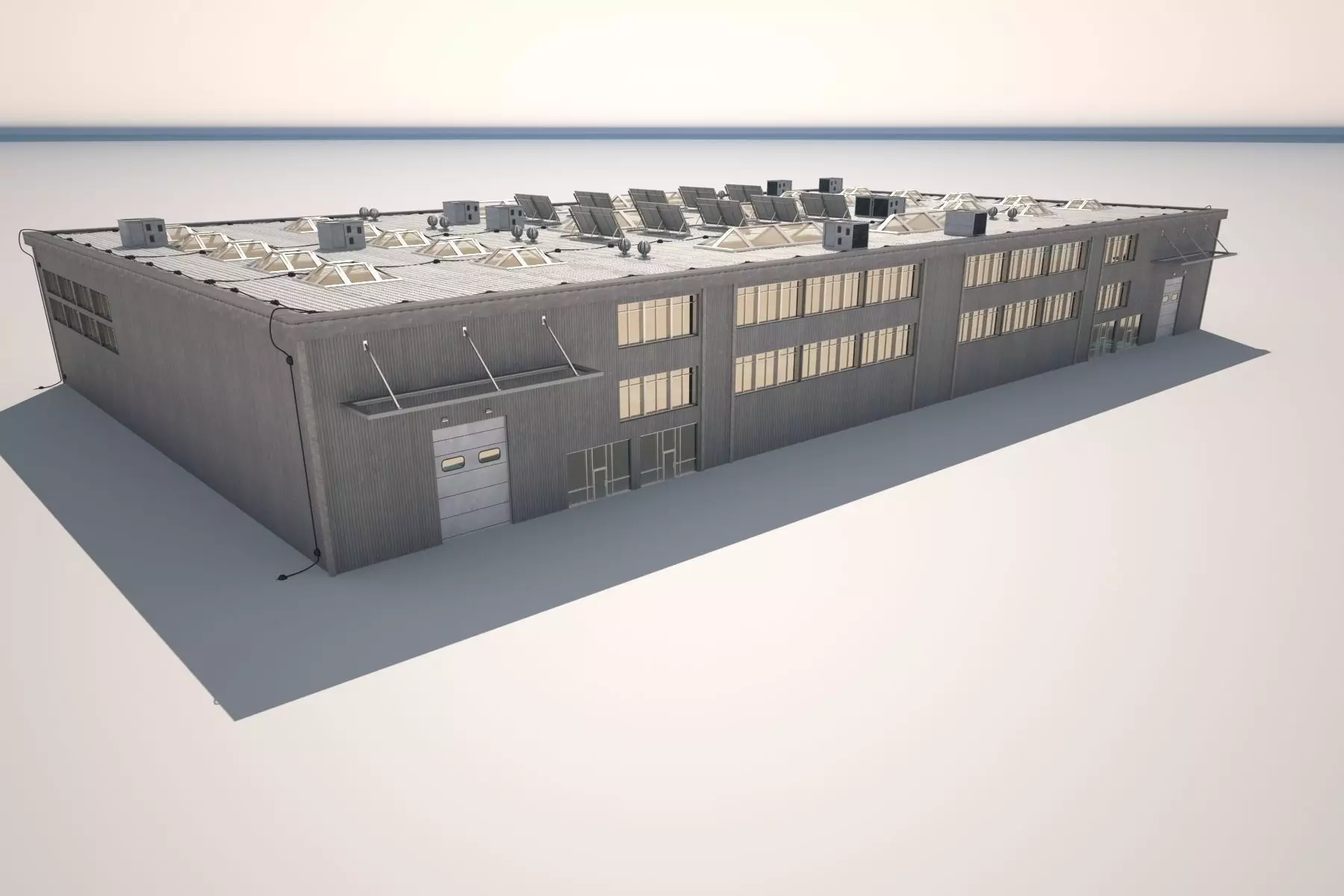 Cargo Building 7 3D model_0