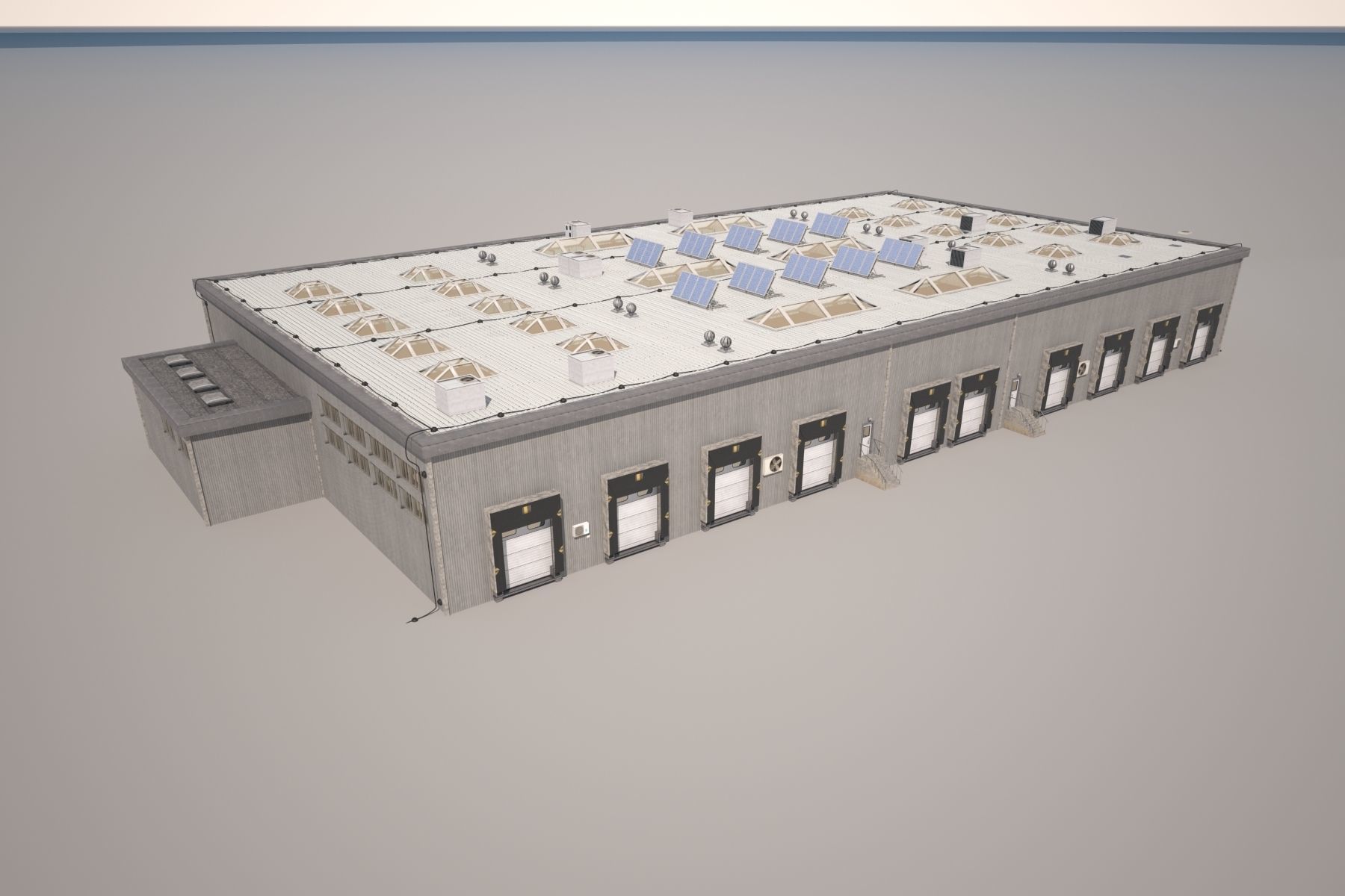 Cargo Building 7 3D model_4
