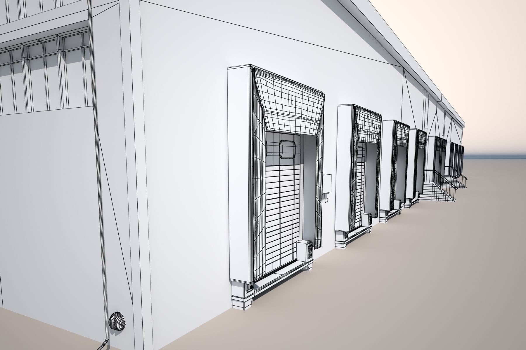 Cargo Building 7 3D model_11