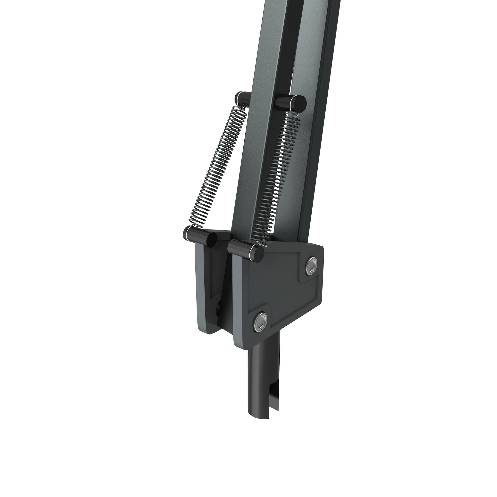 Retro Desk Lamp RIGED 3D model_9