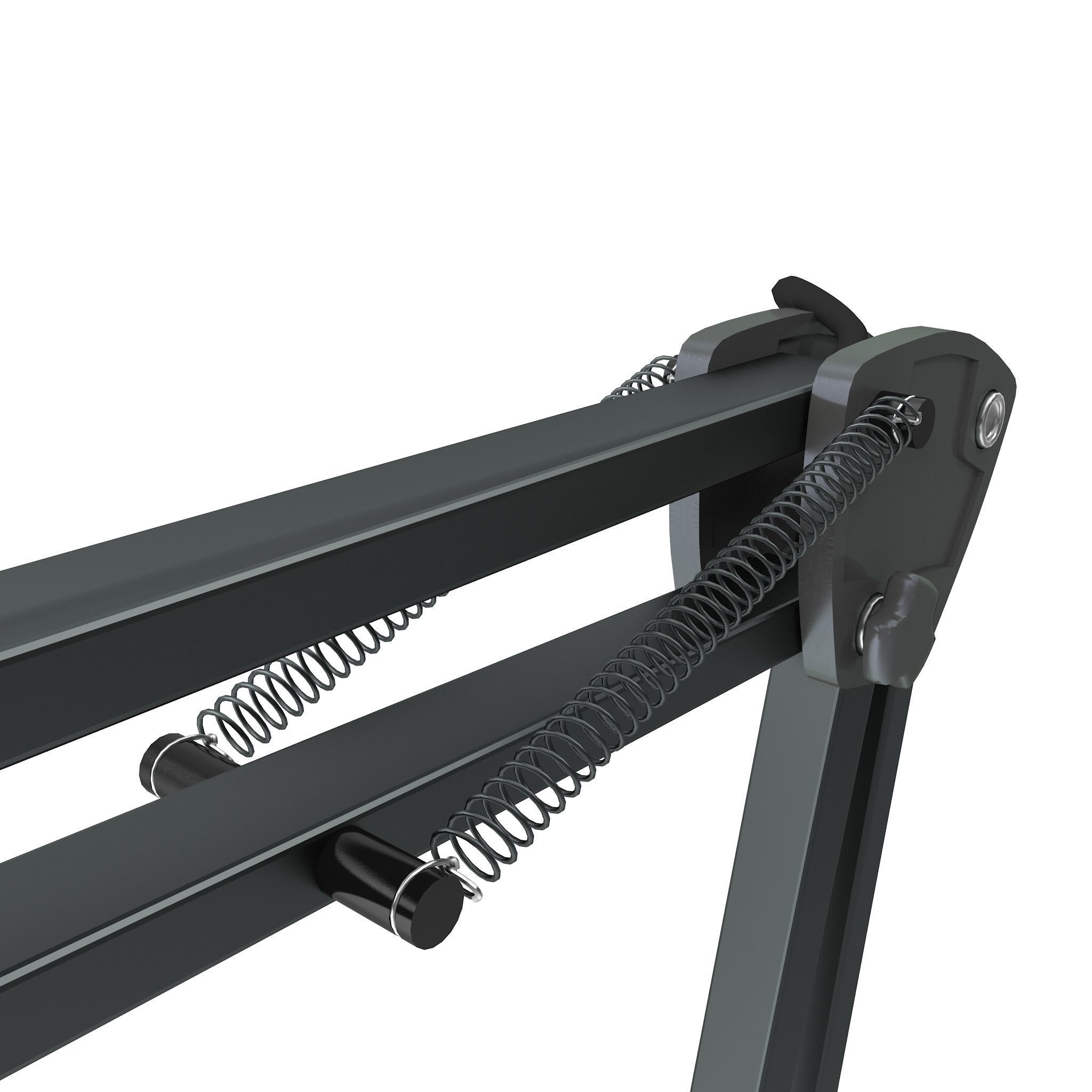 Retro Desk Lamp RIGED 3D model_10