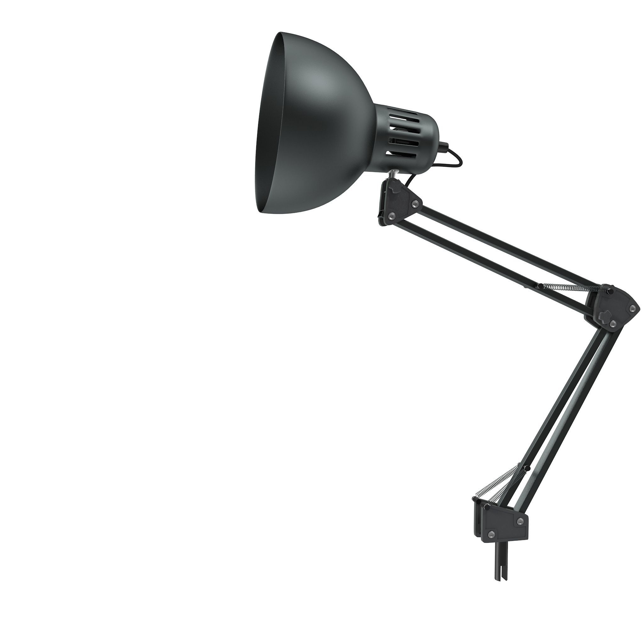 Retro Desk Lamp RIGED 3D model_8