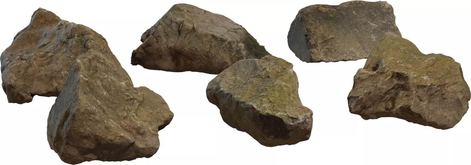 Game Ready Rock Pack Low-poly 3D model