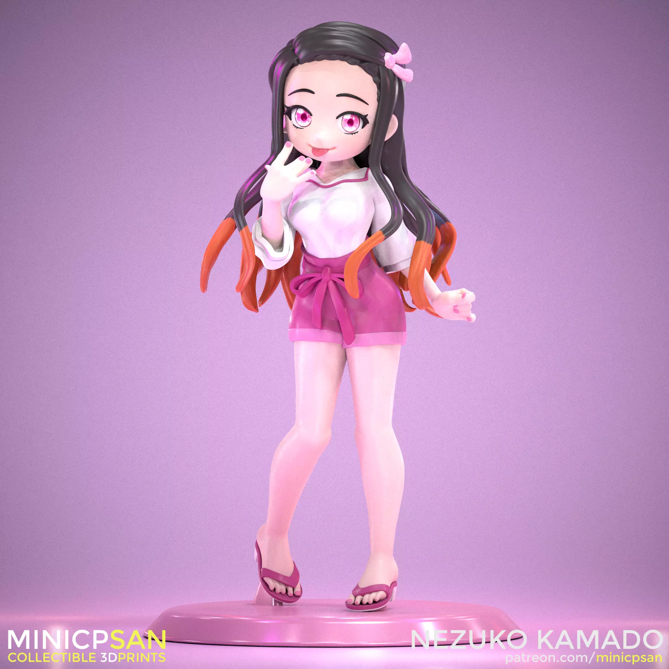 Nezuko Kamado - Sunday Dessert Adventure - Demon Slayer 3D print model