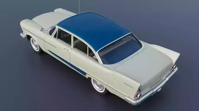 Plymouth Plaza 1958 3D print model 6