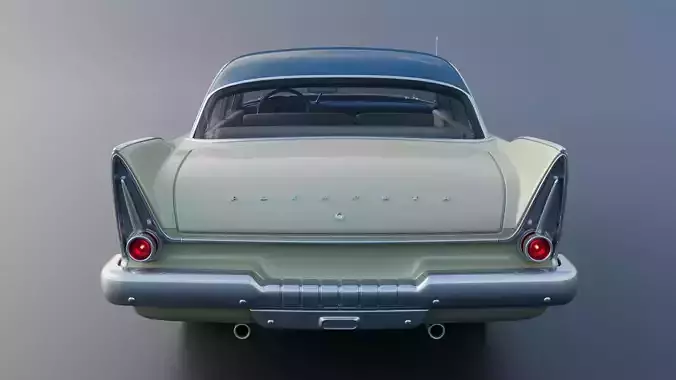 Plymouth Plaza 1958 3D print model 7