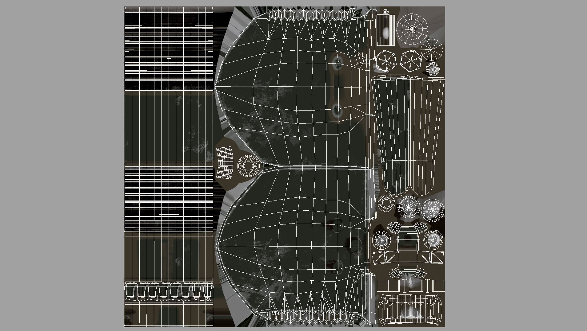 Military Shovel Free low-poly 3D model_22