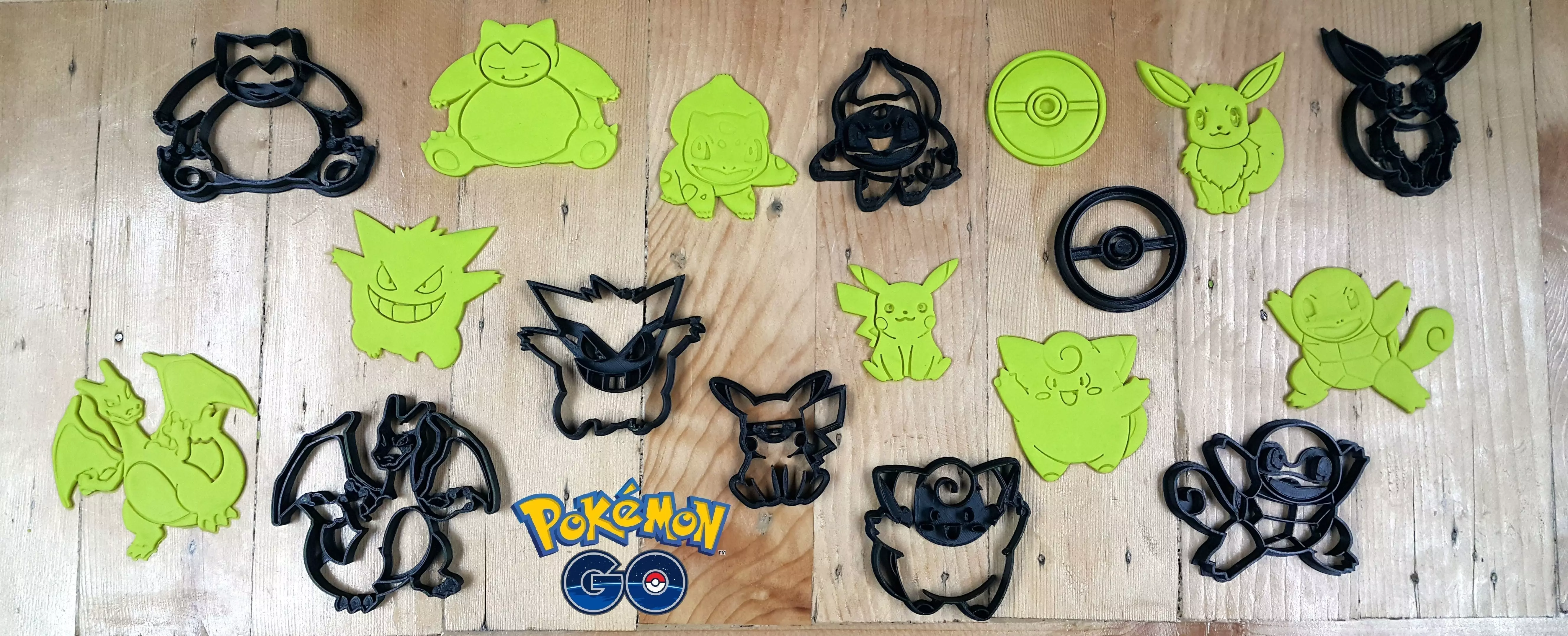 Pokemon Go Characters 3D print model_0
