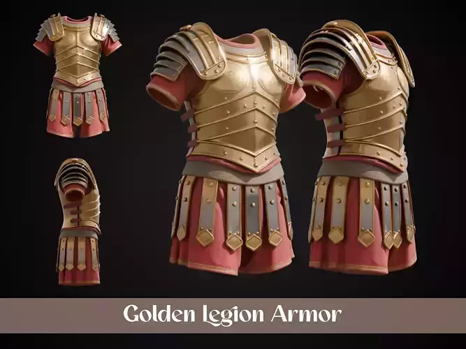 Stylized Byzantine  Armor - Golden Legion