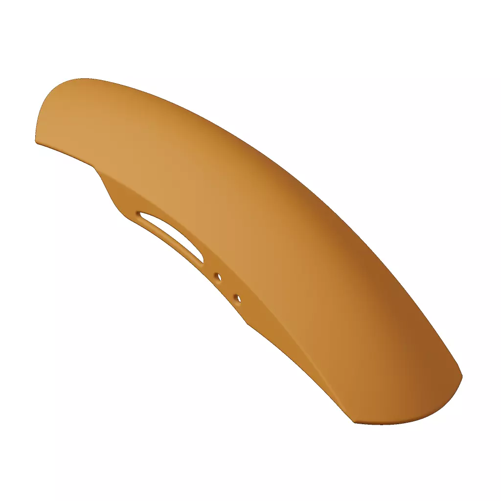 Plastic Bike Mudguard Toy 3D model
