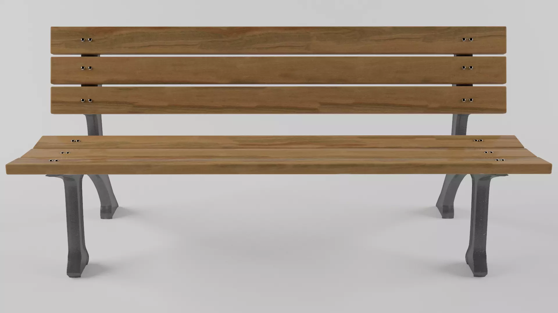 park bench 3D model