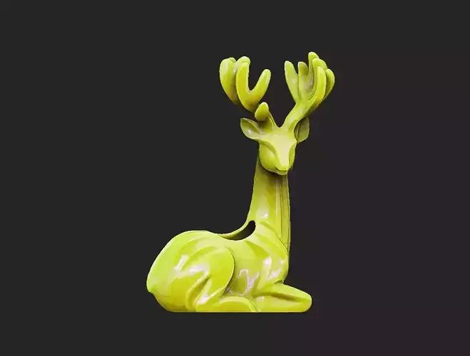 Deer vase hollow unique modern simple art horns antler abstract