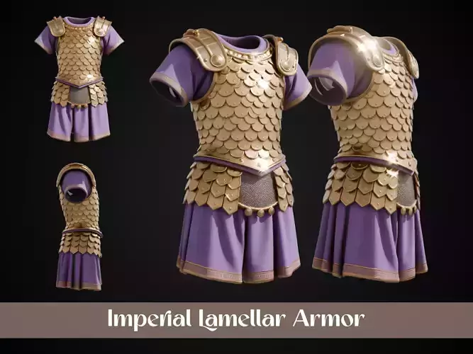 Stylized Byzantine  Armor - Imperial Lamellar