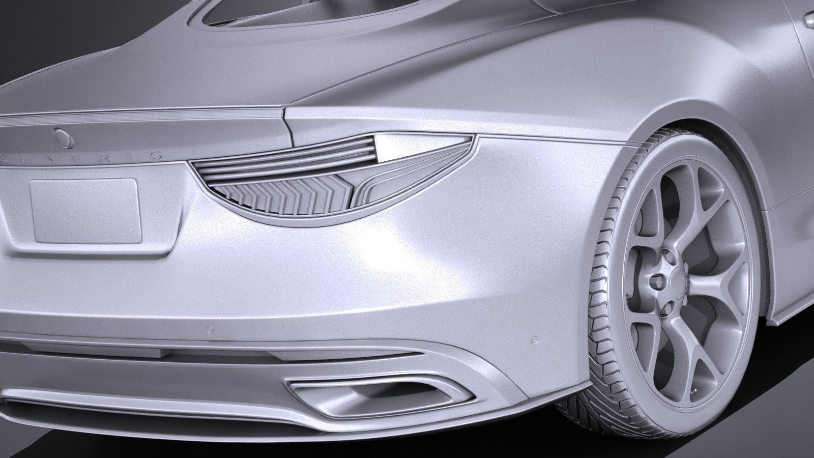 Generic Coupe V2 2016 3D model_13