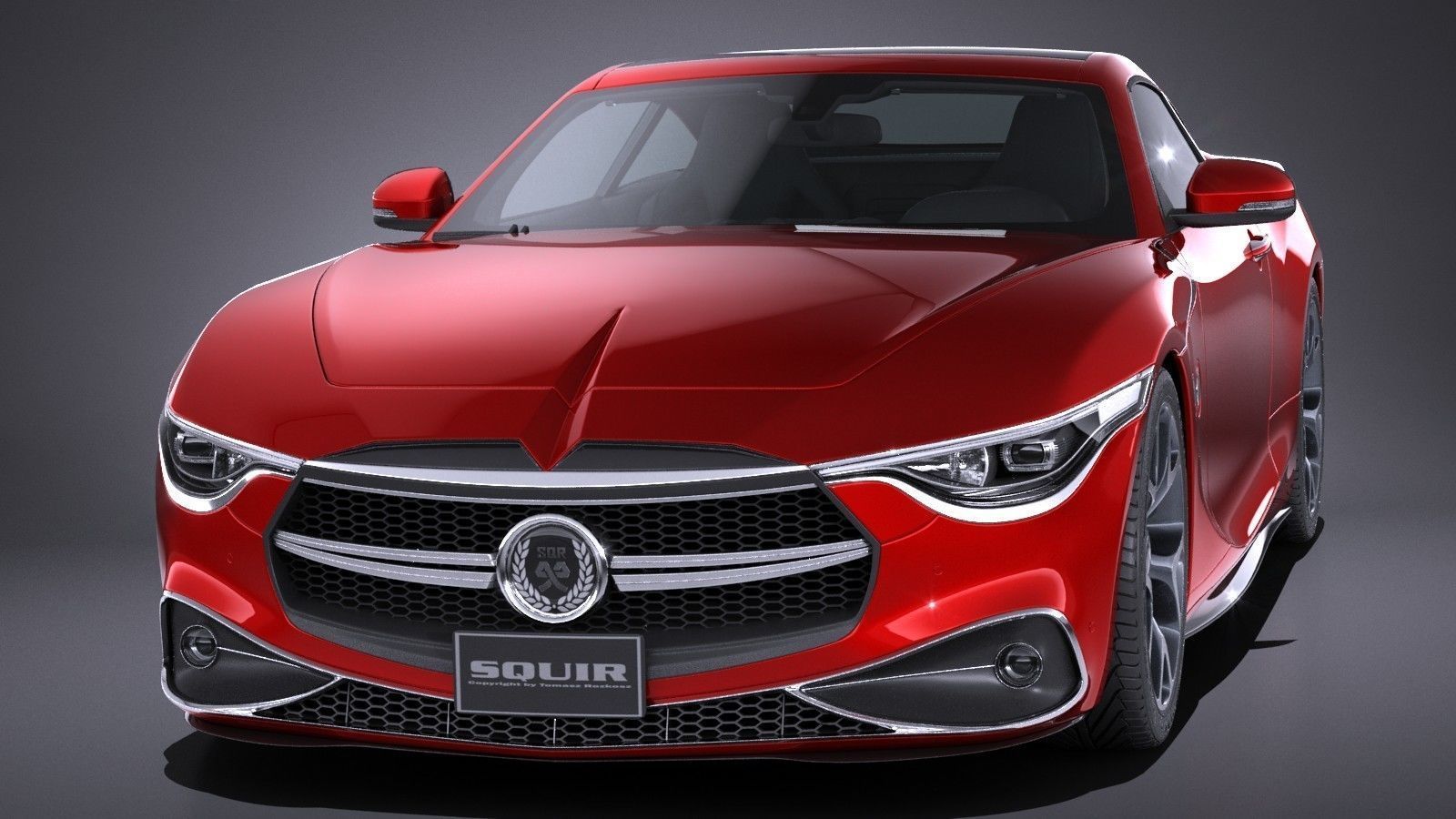 Generic Coupe V2 2016 3D model_1