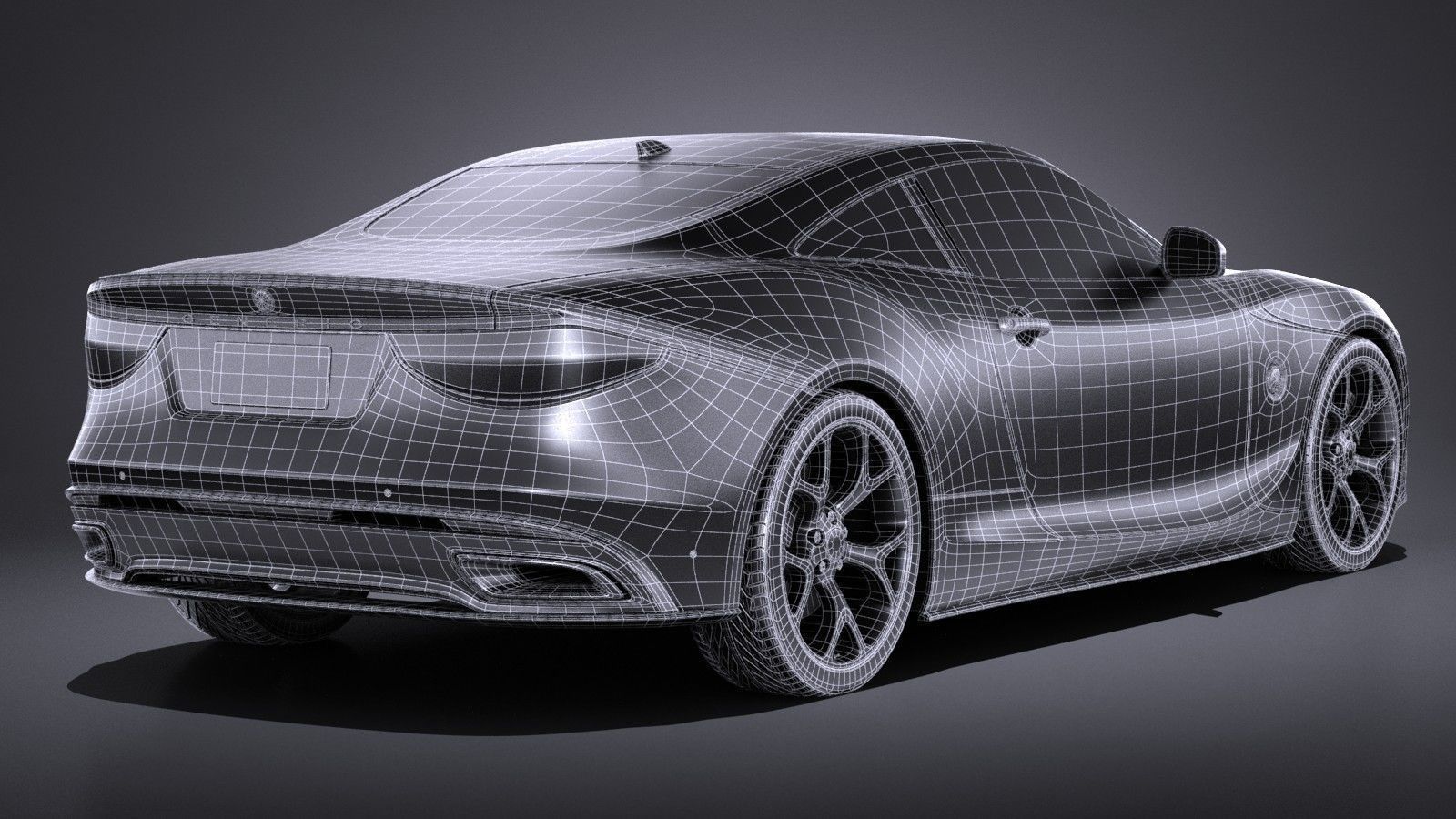 Generic Coupe V2 2016 3D model_18