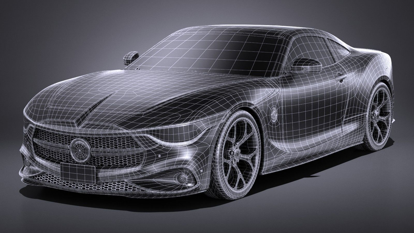 Generic Coupe V2 2016 3D model_17