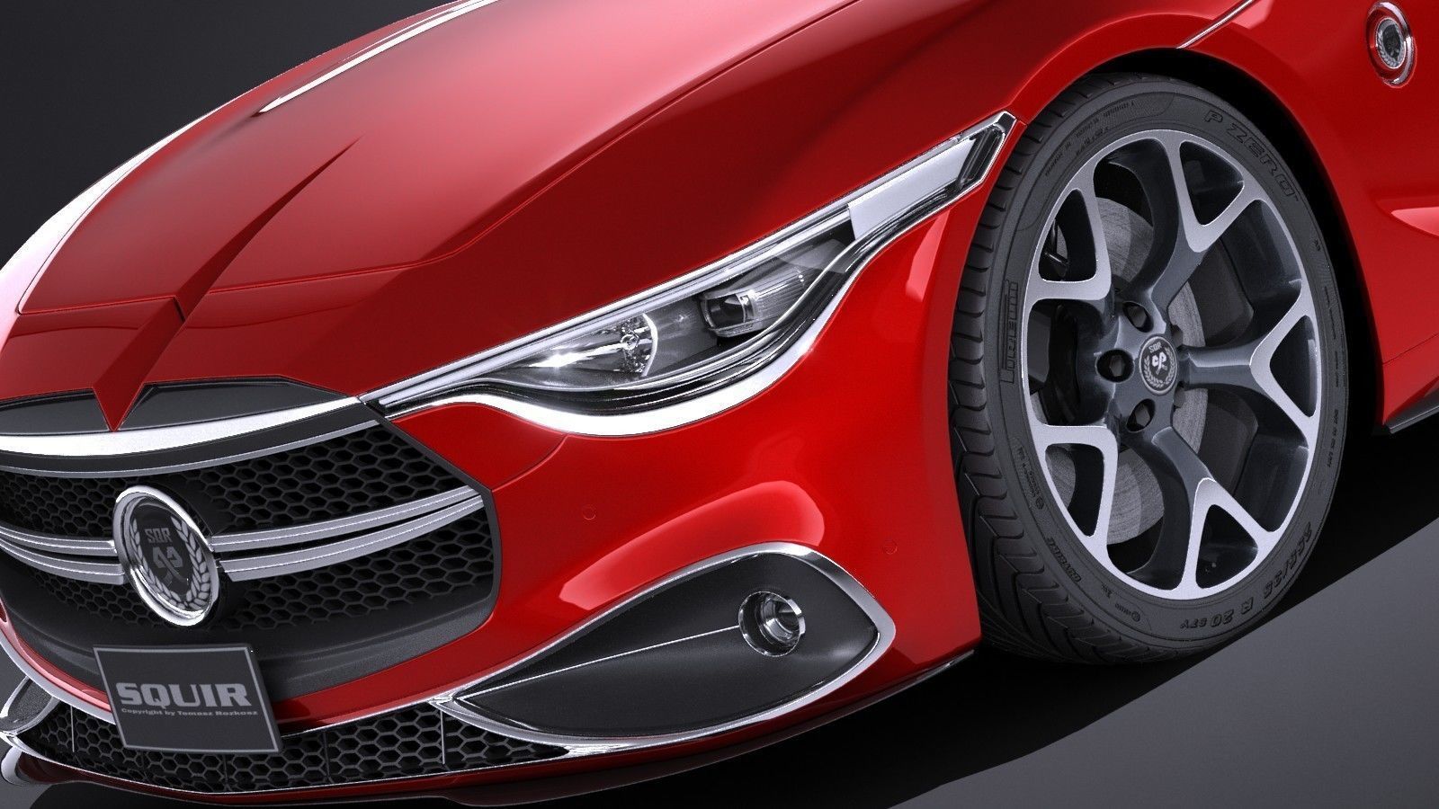 Generic Coupe V2 2016 3D model_2