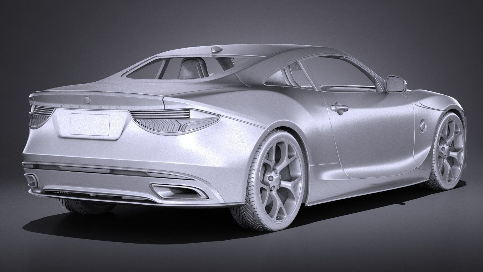 Generic Coupe V2 2016 3D model_14