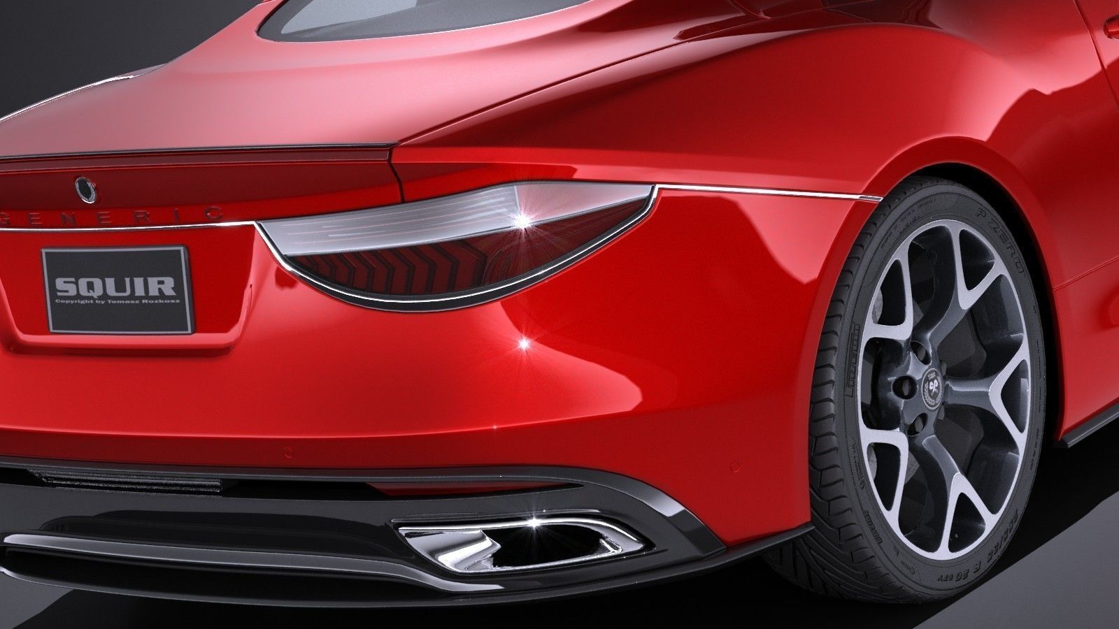 Generic Coupe V2 2016 3D model_3