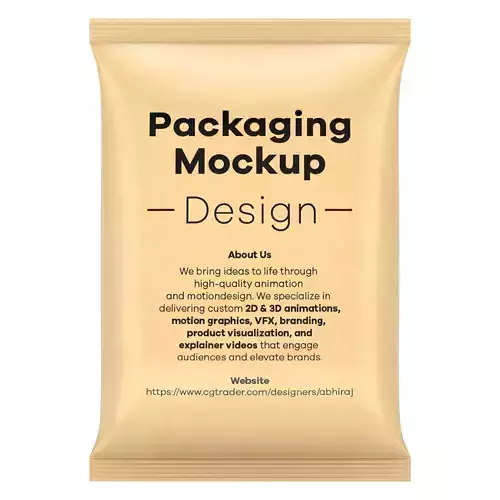 Pouch Or Plastic Bag Or Chips Package