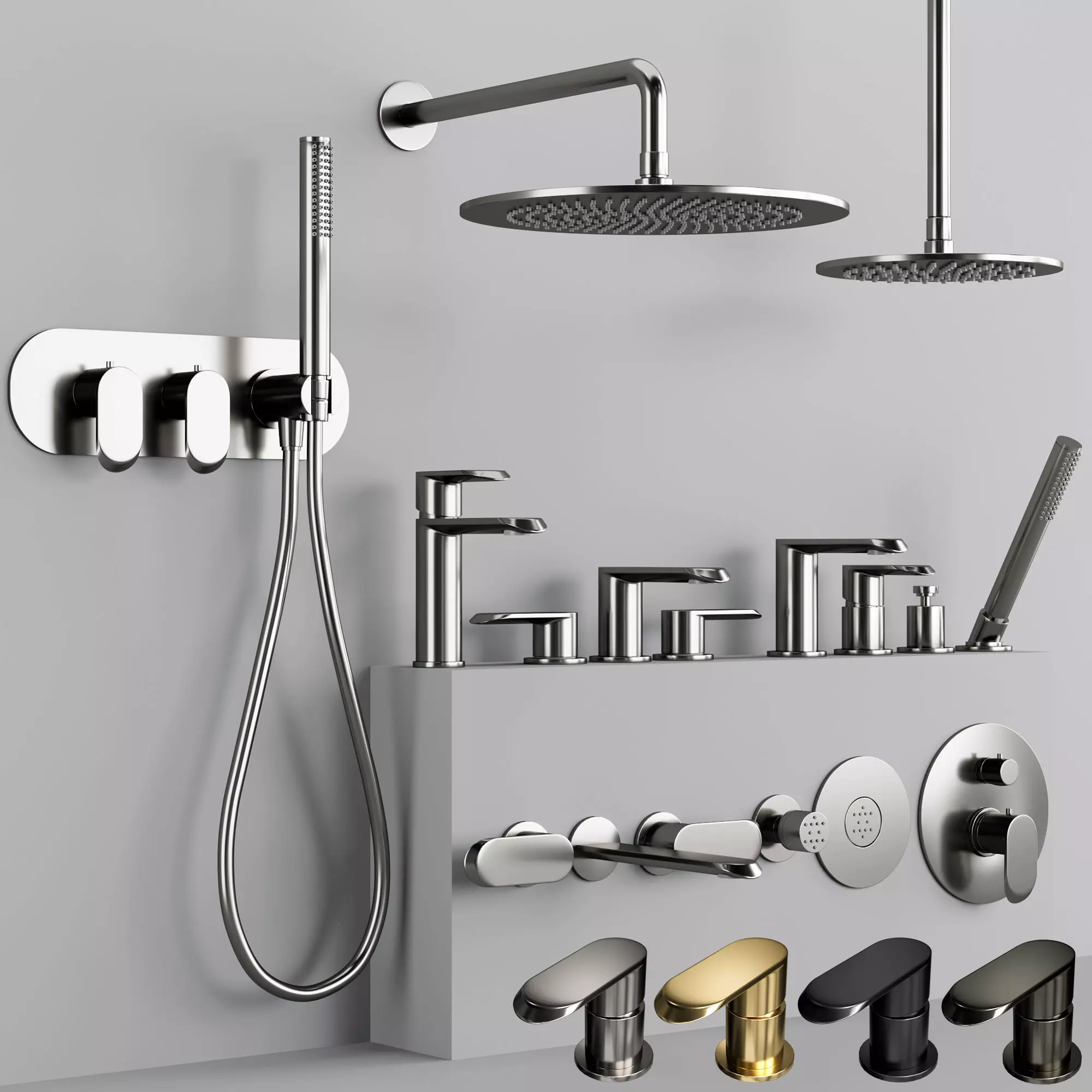 GRAFF PHASE bathroom faucet set S 3D model