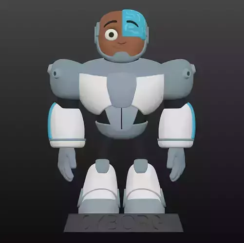 Cyborg Teen Titans Go - 3D Printable
