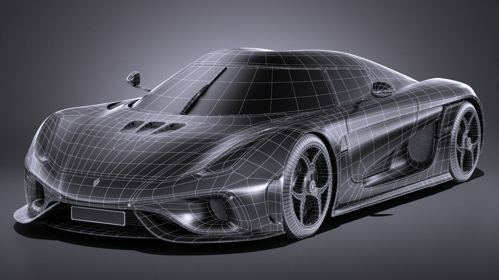 Koenigsegg Regera 2017 3D model_14