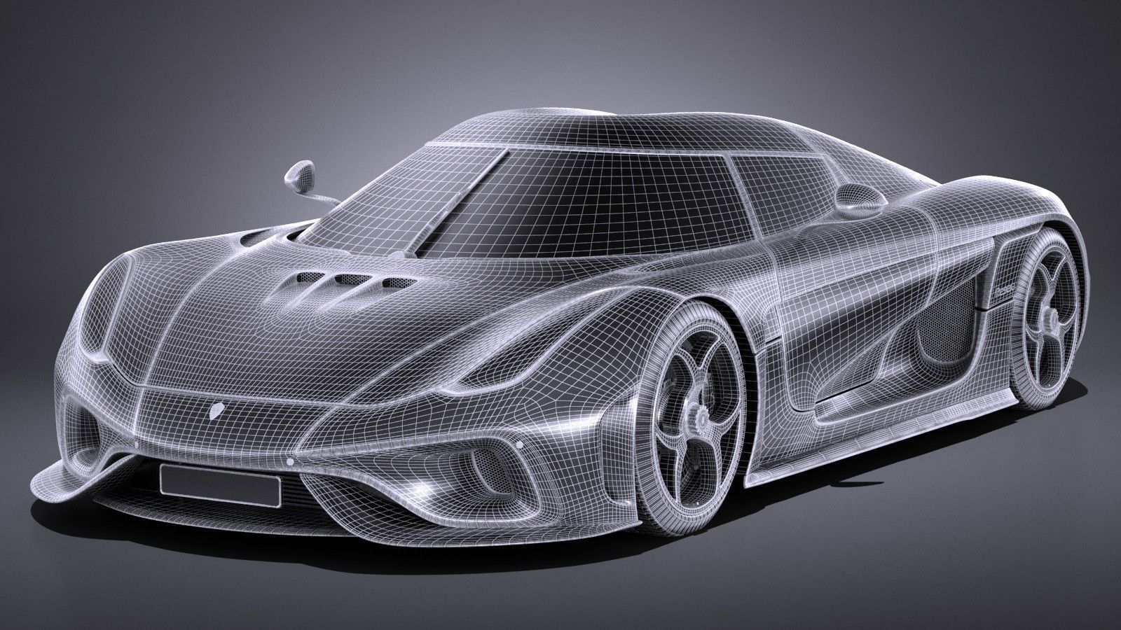 Koenigsegg Regera 2017 3D model_12
