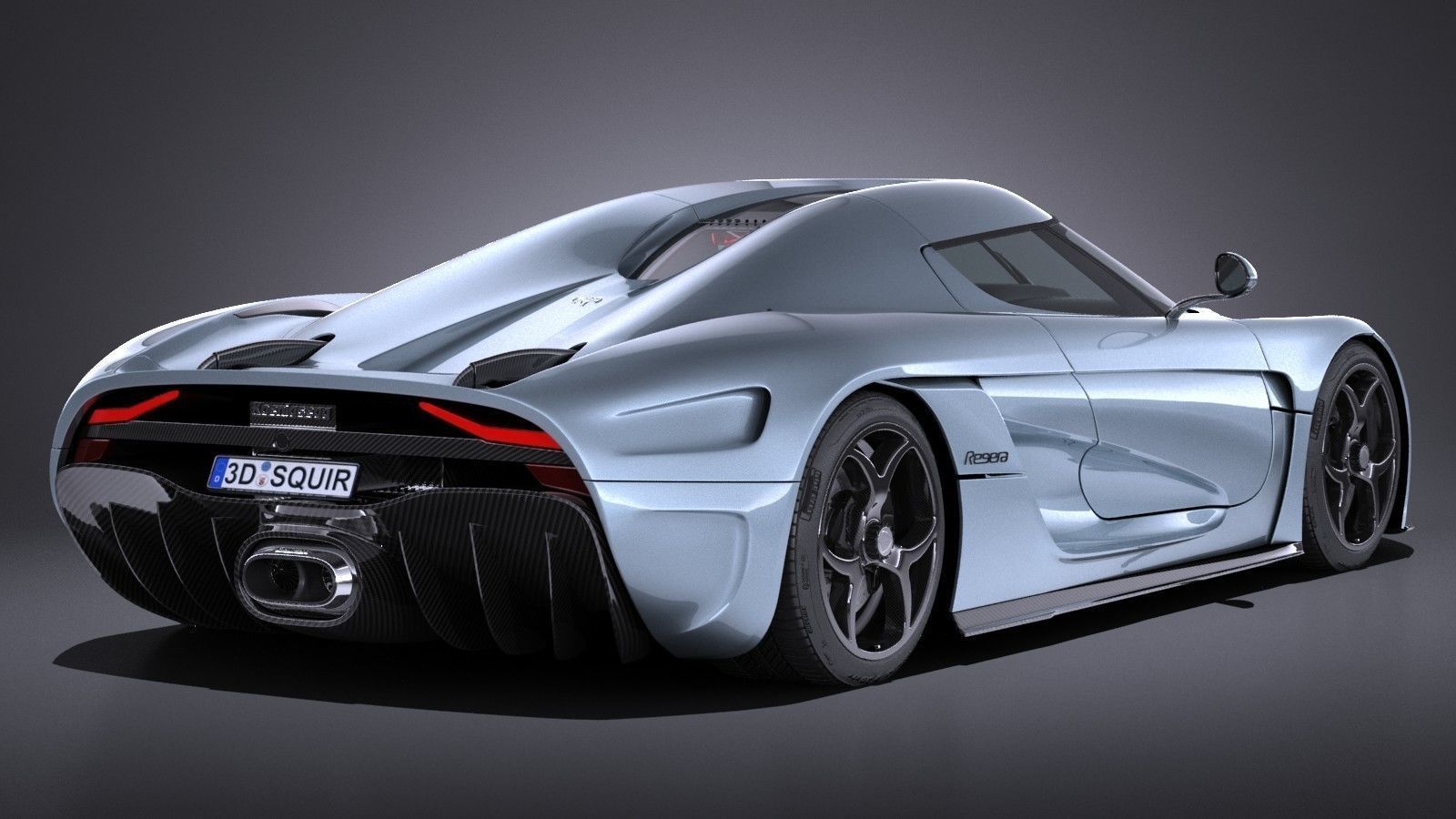 Koenigsegg Regera 2017 3D model_5